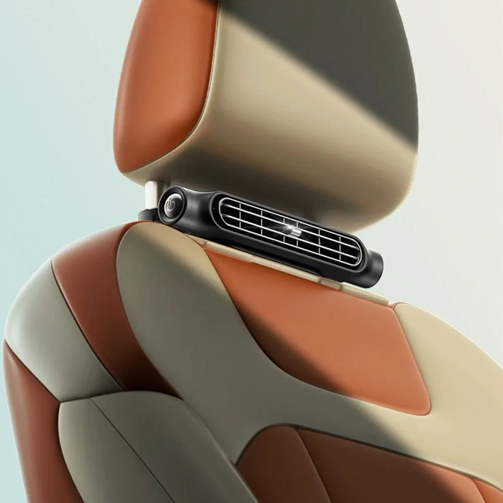 Headrest-Mounted USB Car Cooling Fan