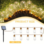 ✨ Solar String Lights-18ft-10LED