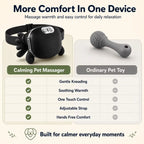 Cordless 4-Point Pet Back Massager with Adjustable Strap