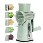 🧀 5-in-1 Rotary Grater with Handle