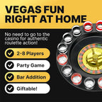 🎰 Shot Glass Roulette Drinking Game Set – Casino Style Party Game