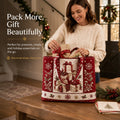 Quilted Christmas Tote Bag