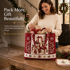Quilted Christmas Tote Bag