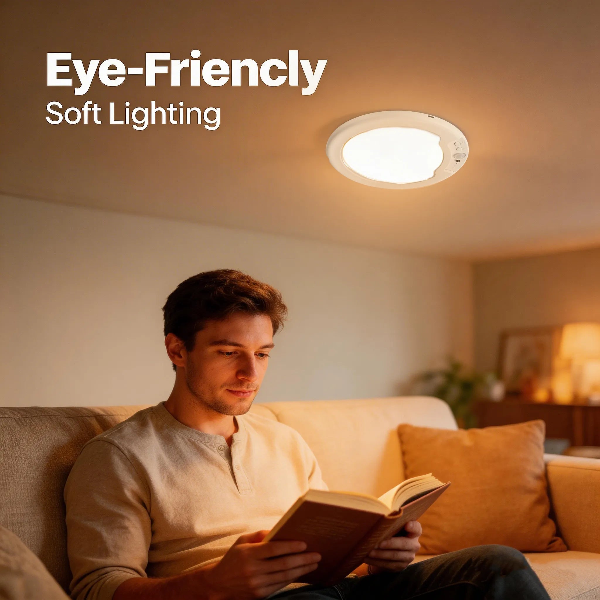 💡Rechargeable Motion Sensor LED Ceiling Light