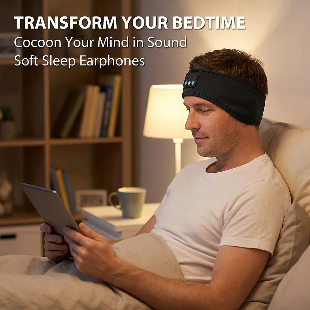 🎧 Bluetooth Sports Sleep Headband Headphones
