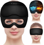 Multifunctional Gel Head & Eye Therapy Mask – Hot & Cold Relief for Migraines, Puffy Eyes, Sinus Pressure & Stress