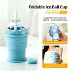 🧊 Foldable Silicone Ice Ball Drink Cup NEW!