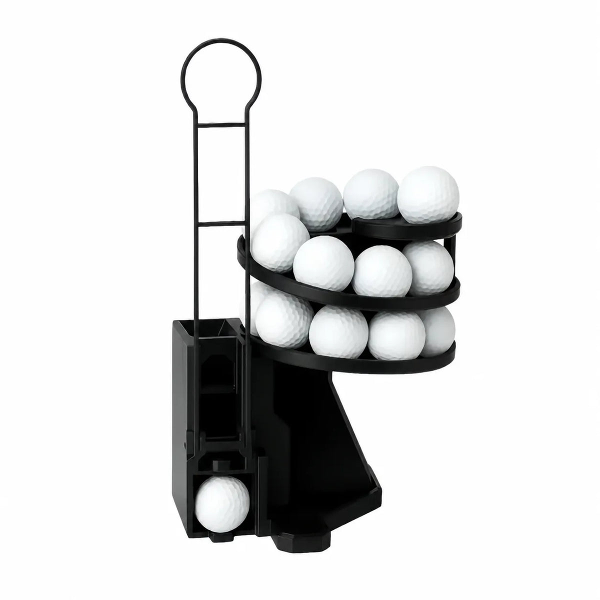 All black golf ball dispenser color option