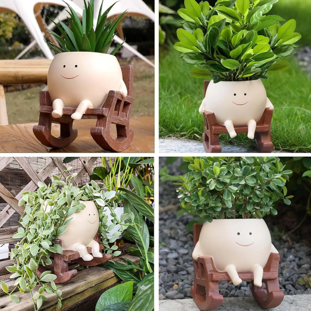🌼 Smiley Face Planter Pot – Add a Touch of Joy to Your Space