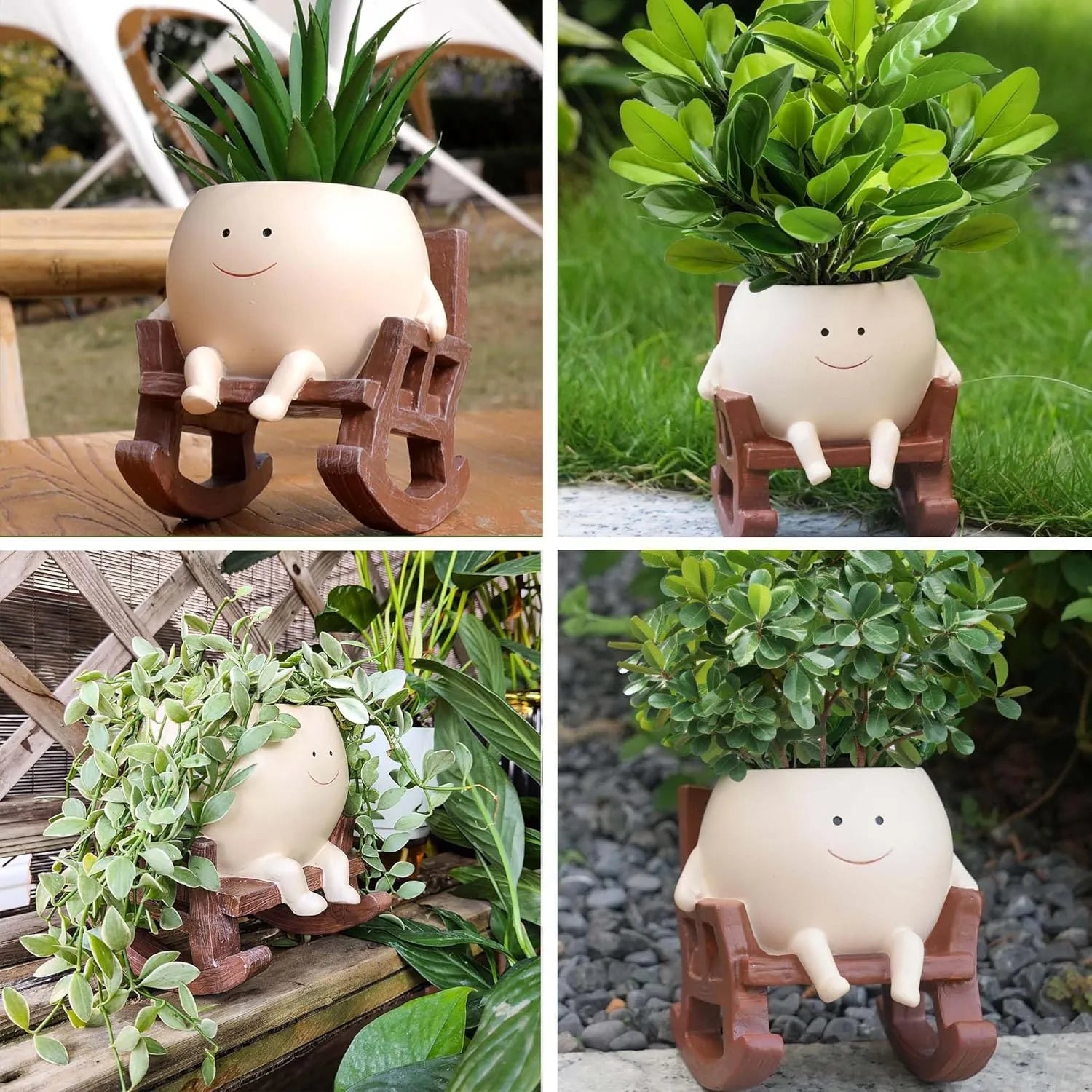 🌼 Smiley Face Planter Pot – Add a Touch of Joy to Your Space