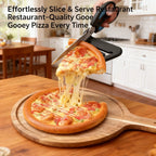 🍕 Stainless Steel Pizza Scissors with Detachable Serving Shovel