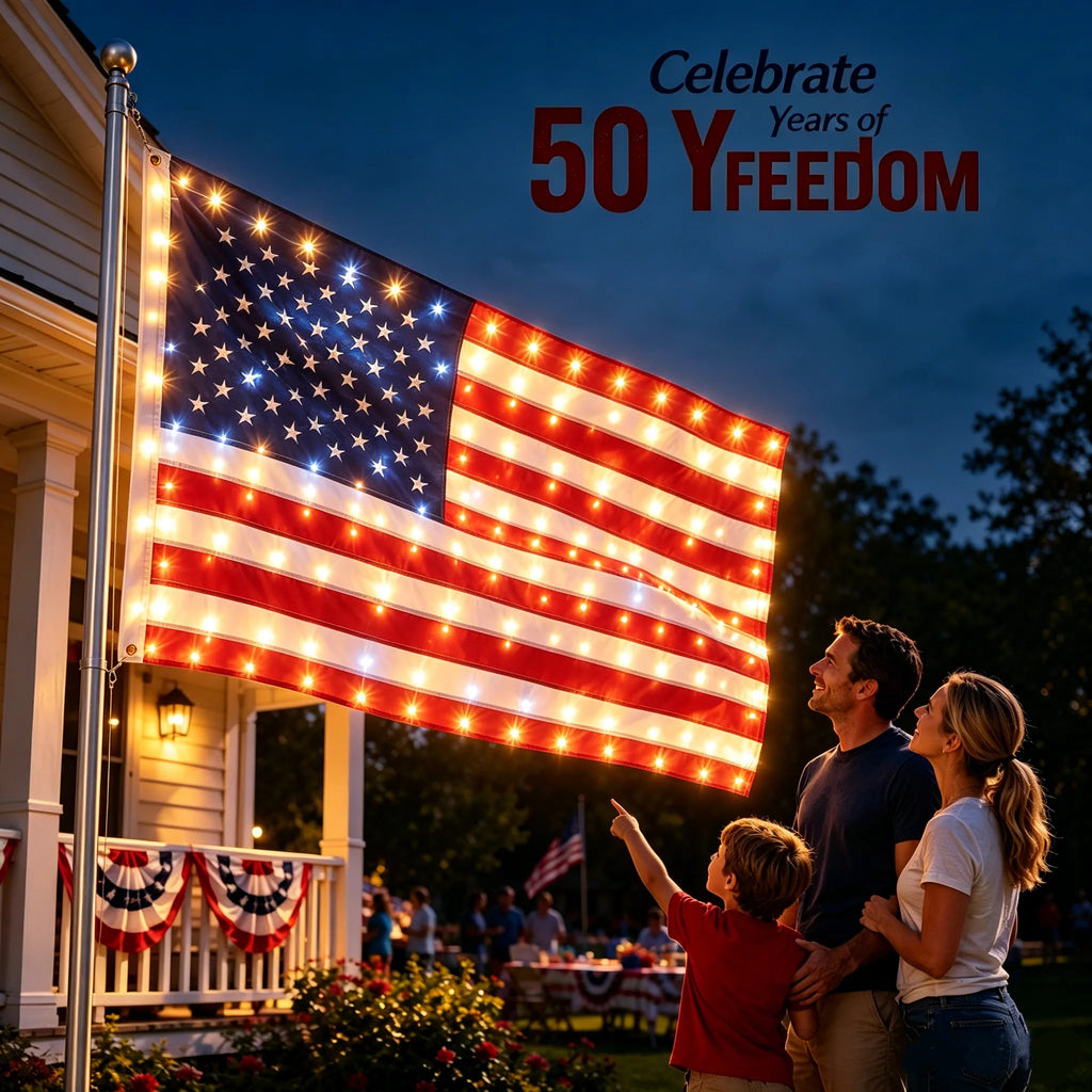 ✨🇺🇸 Freedom 250 Years American Flag – 1776–2026 Patriotic Outdoor Banner