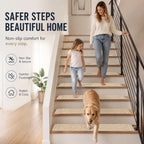 🏡 Printed, Self-Adhesive, Glue-Free, Non-Slip Stair Treads