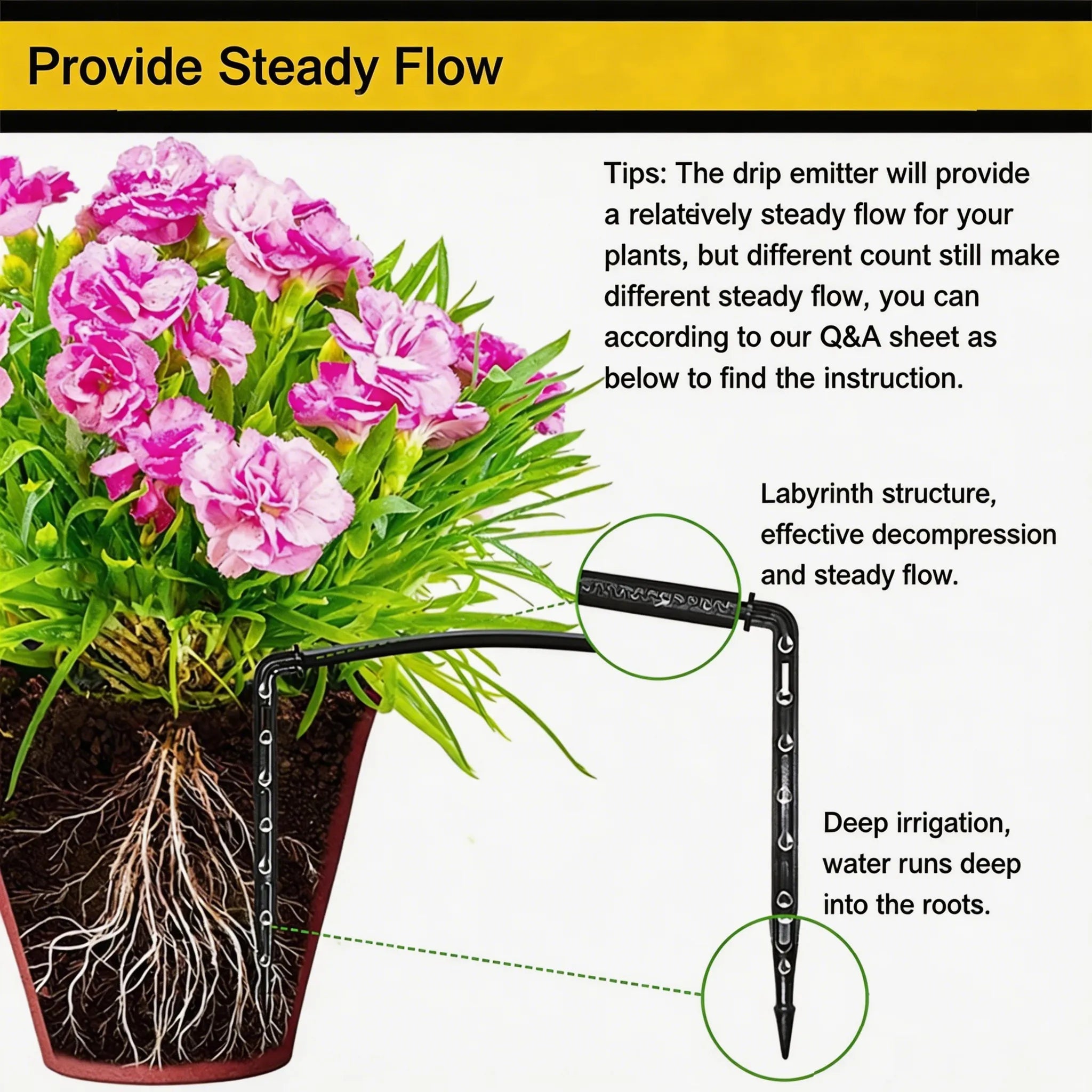 💧 12-Plant Solar Drip Irrigation Kit 🔥