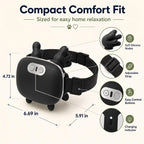 Cordless 4-Point Pet Back Massager with Adjustable Strap