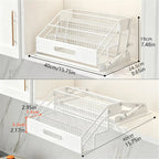 3-Tier Pull-Down Cabinet Spice Rack