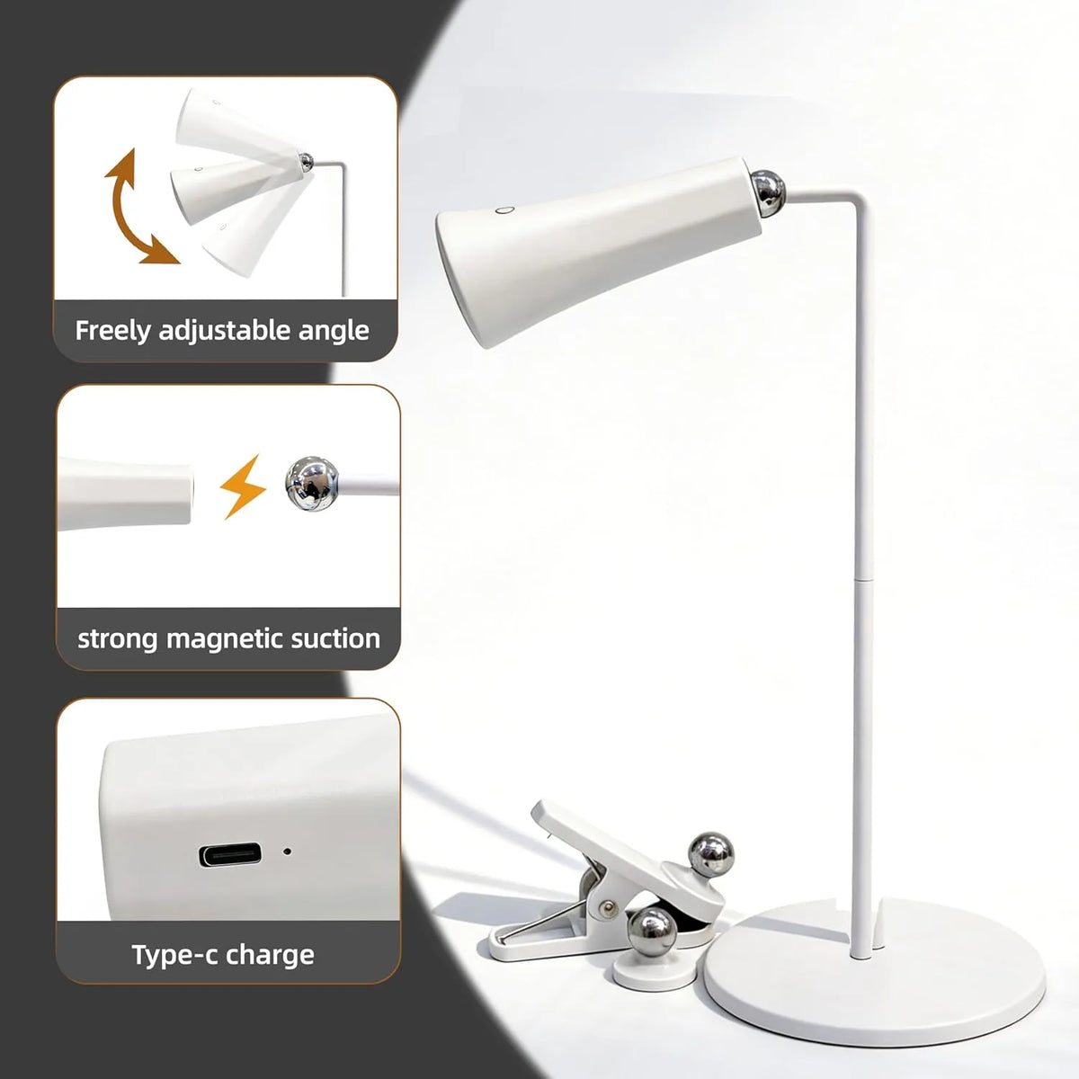 💡 4-in-1 Magnetic Desk Lamp