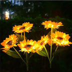 🌻Pre-Mother's Day Promotion 40% Off-- Waterproof  Solar Sunflower Lamp(1Head/3Head)