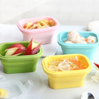 Collapsible Silicone Food Storage Containers (Set of 4)