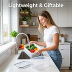 🥬 Fruit & Vegetable Storage Containers with Drain Baskets