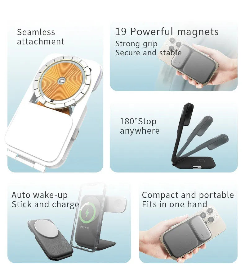 3-in-1 Magnetic Wireless Charging Station (Qi2 Certified)