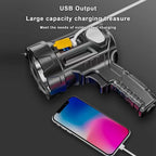 Rechargeable LED Spotlight Flashlight 🔦🏕️