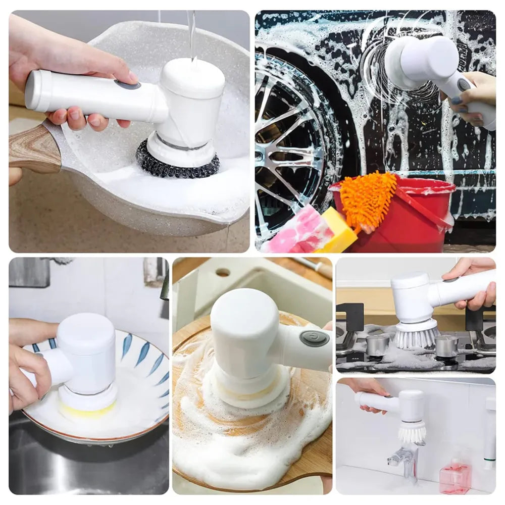 ✨ Electric Rotating Cleaning Brush