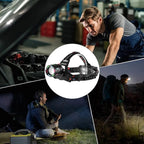 🔋 Rechargeable LED Headlamp – Powerful & Waterproof Adjustable Headlamp for All Your Adventures 🌧️