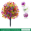 Outdoor artificial flower decoration