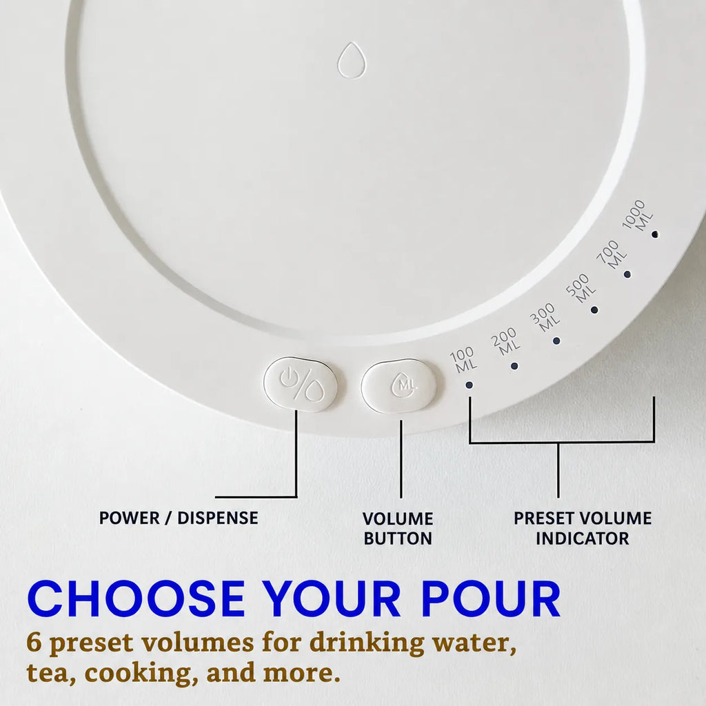 One-Touch Rechargeable Tabletop Water Dispenser