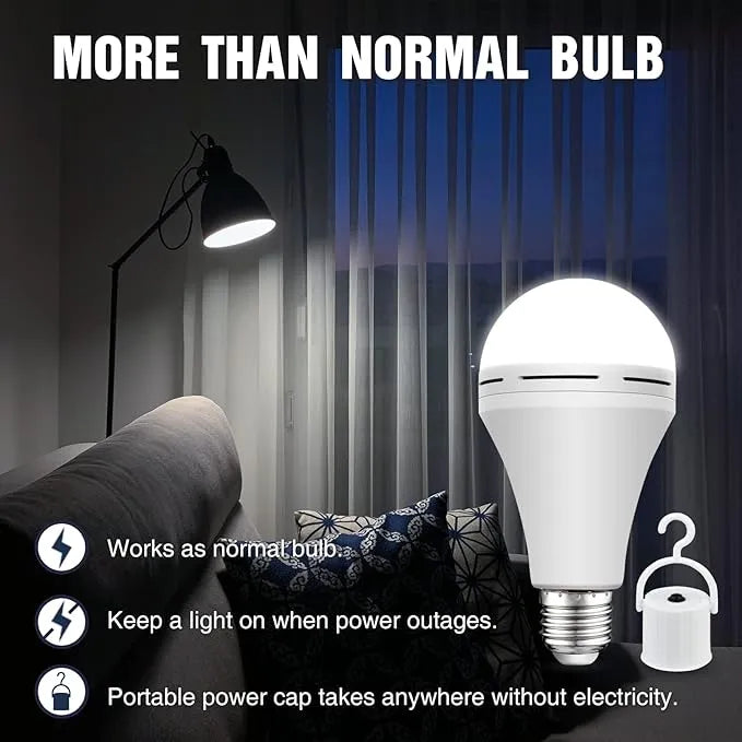 💡 Rechargeable Emergency Light Bulb Set
