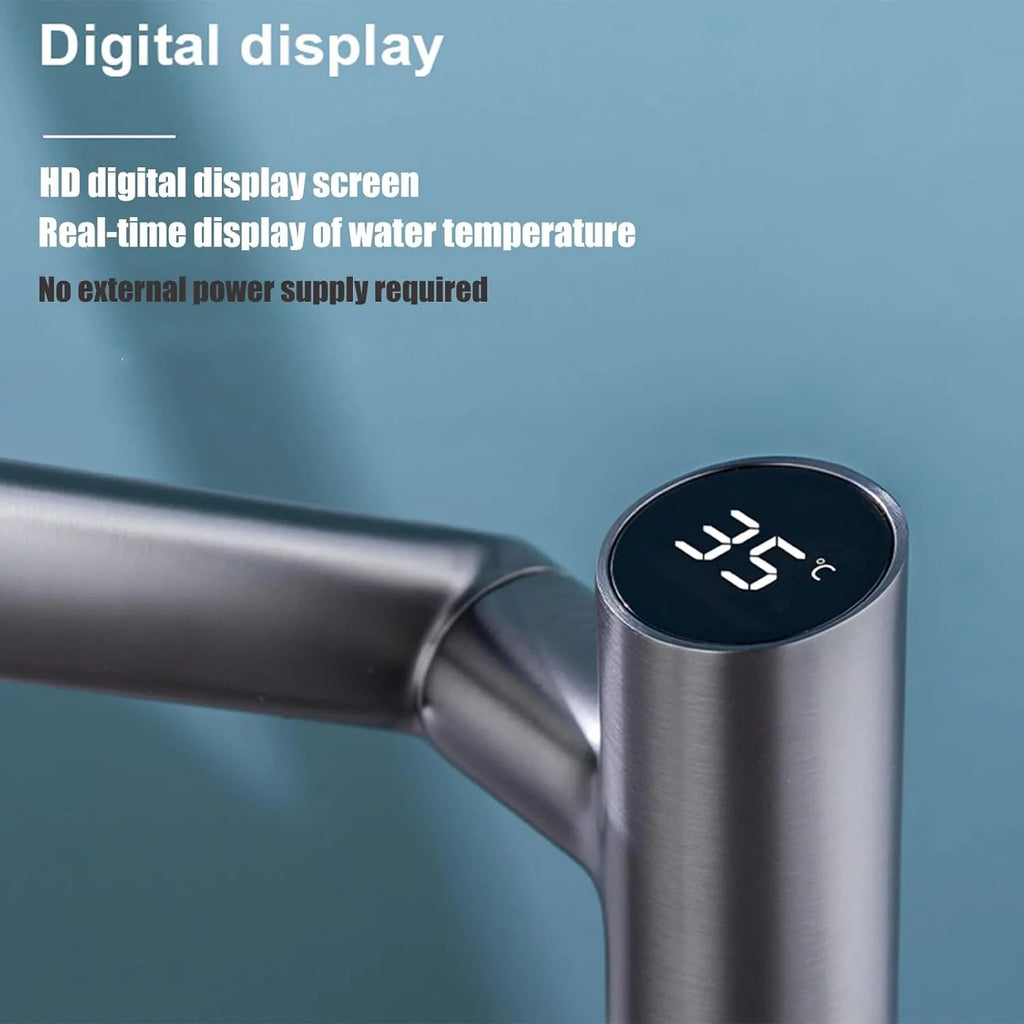 🏠 Smart Kitchen Sink Faucet with Digital Display & Pull-Out Sprayer