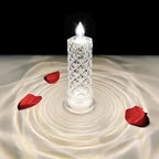 🕯️ Rose Shadow LED Flameless Candles – Elegant & Safe Ambiance, Anytime, Anywhere!