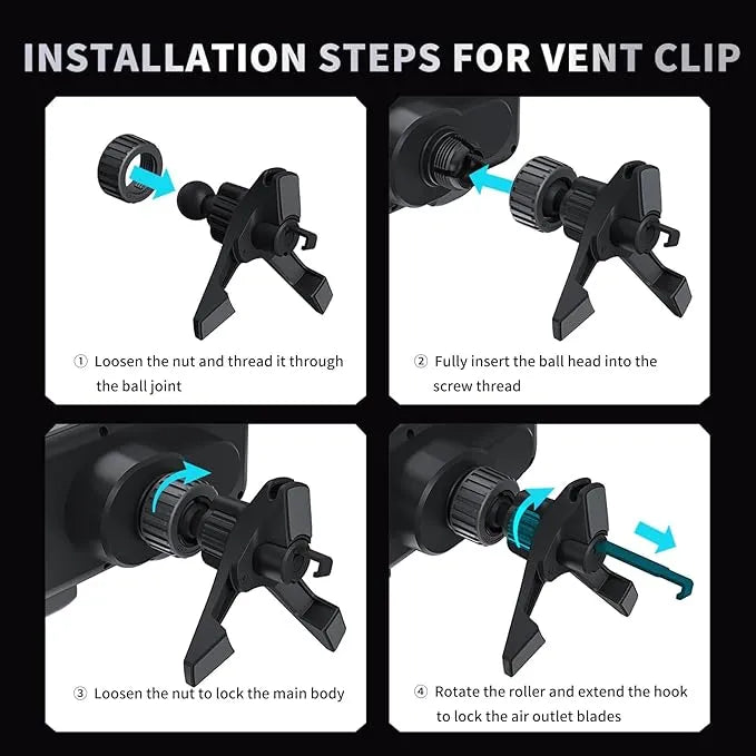 AutoGrip Wireless Car Charger Mount