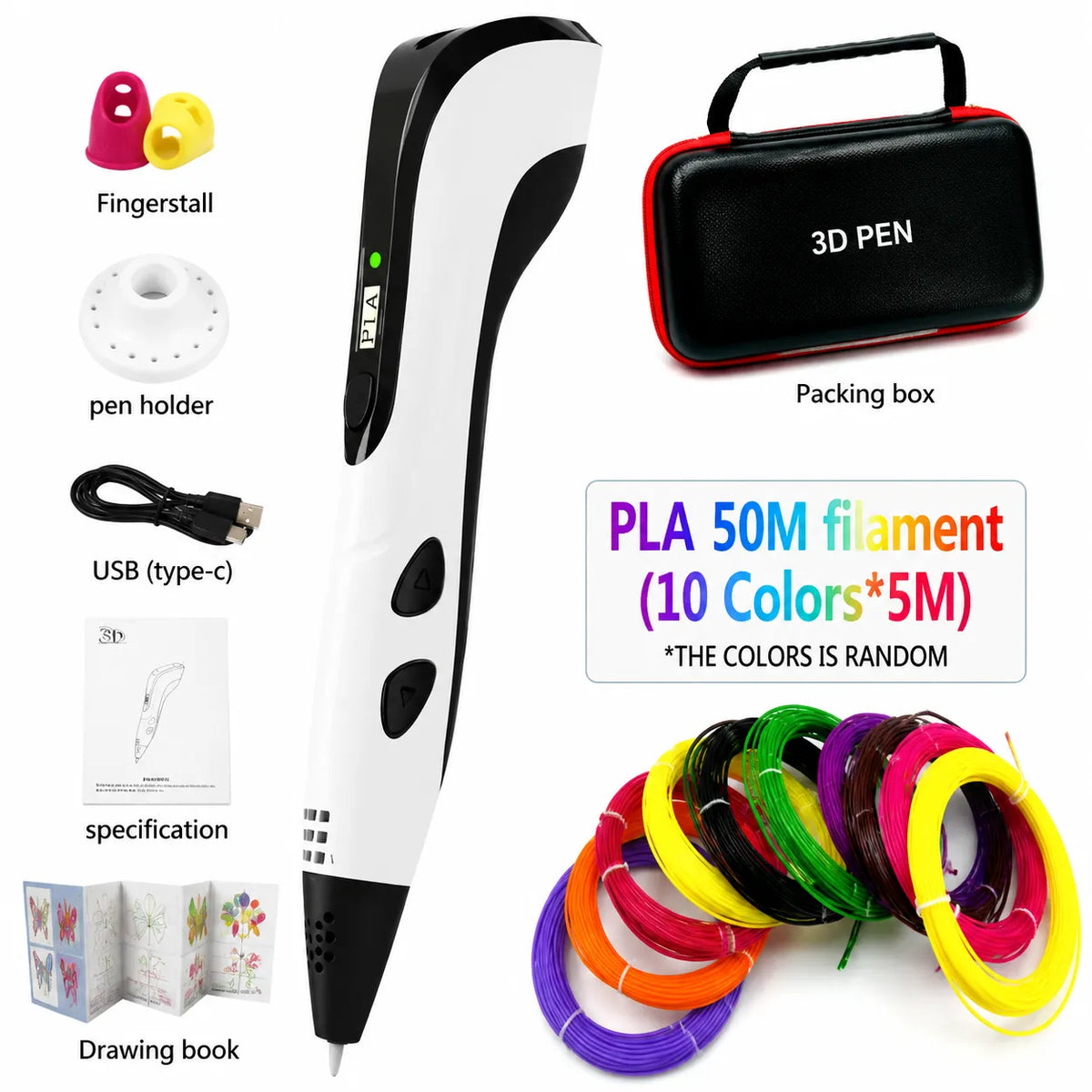 ✨ 3D Printing Pen – Educational Drawing & Doodling Pen for Kids