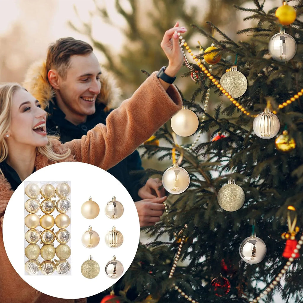 36 adornos de bola de Navidad