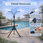 🌡 Portable Misting System – Cools by 20°F, No Electricity Needed 💧