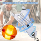 Portable Precise Thread Size Checker Keychain