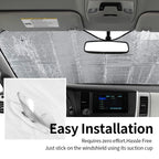 Cartoon Eyes Car Sun Shade for Windshield, Sun Shade Accessories Foldable