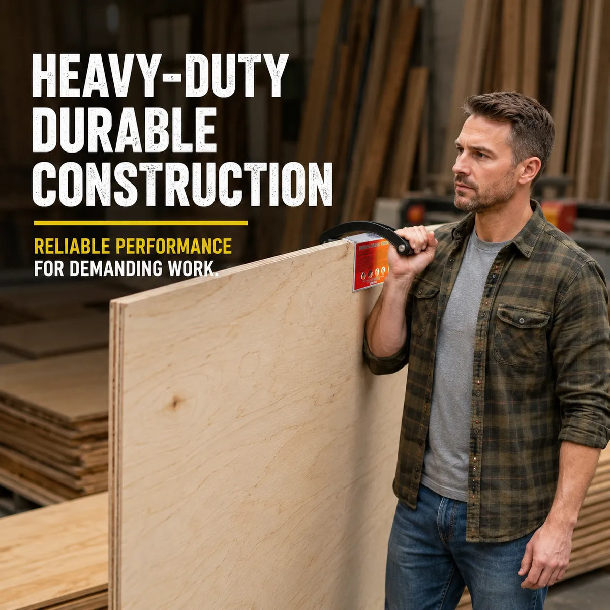 💪Panel Carrier Gripper – One-Hand Board Lifting Tool