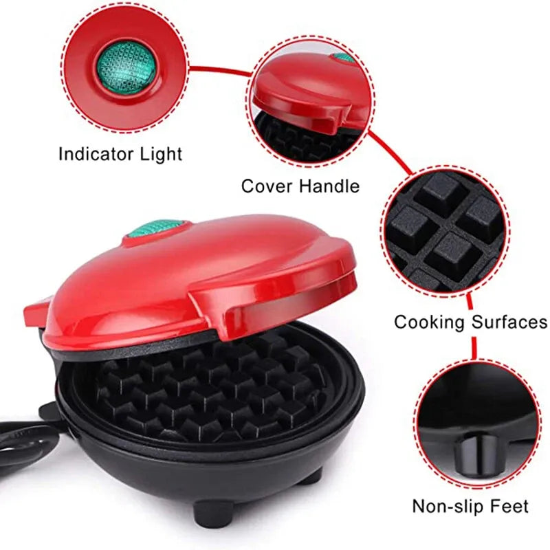 🍳 Mini Electric Baking Pan & Waffle Maker