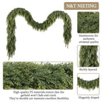 🎄 Christmas Cedar Rattan Wreaths