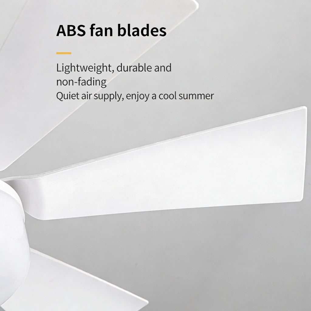 💡 E27 Screw-Base Silent Mini Fan Light,Remote Control