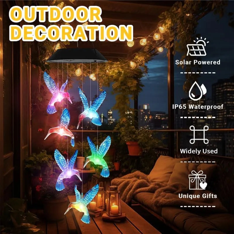 🌿Hummingbird Solar Light 🐦 Eco-Friendly Garden Glow🔥 50% OFF