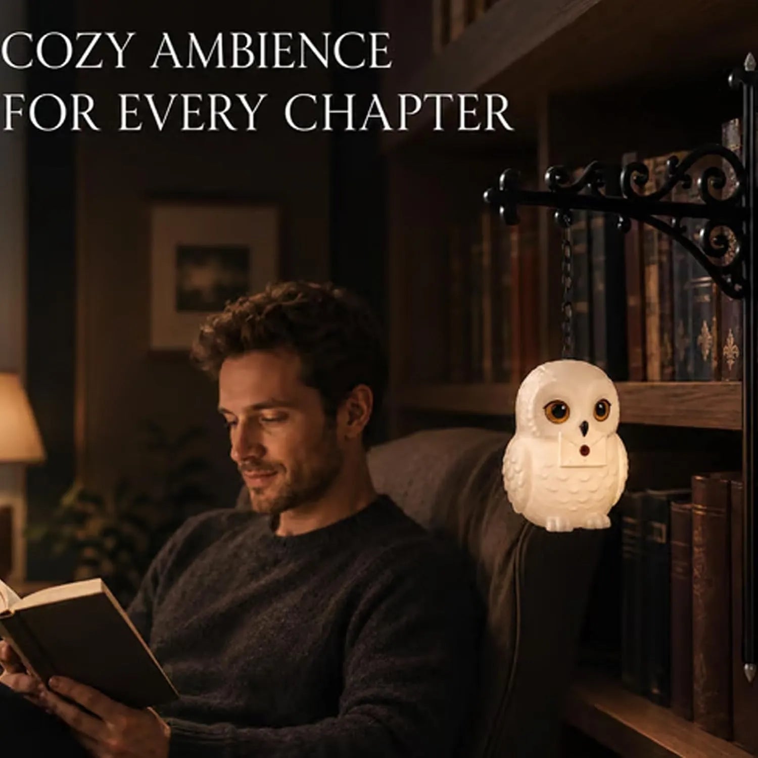 Enchanted Hanging Animal Bookshelf Light