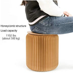 🪑 Foldable Honeycomb Paper Stool – Portable Multi-Functional Round Seat