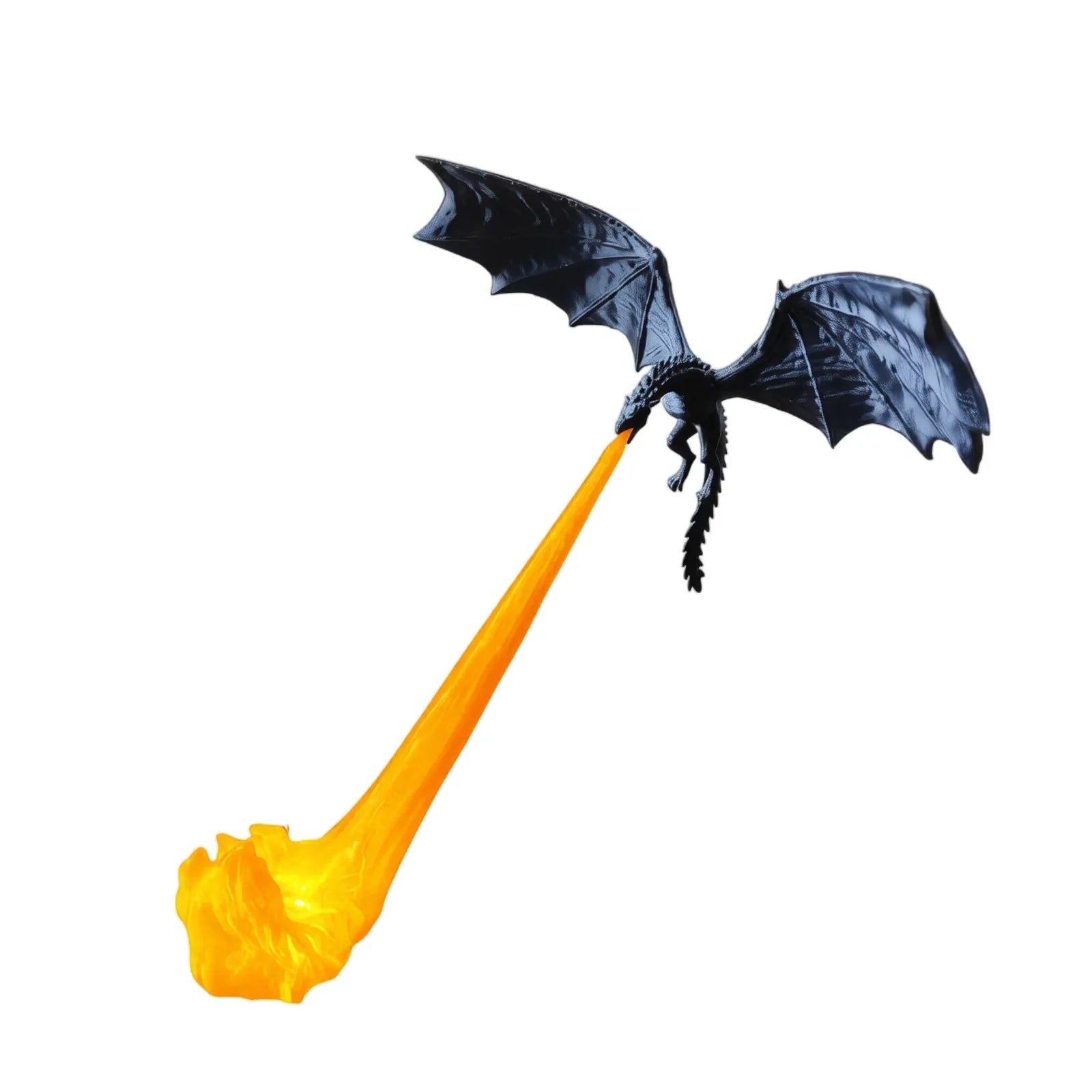 Dragon Flame Book Nook Light – 3D Flying Dragon Bookshelf Decor