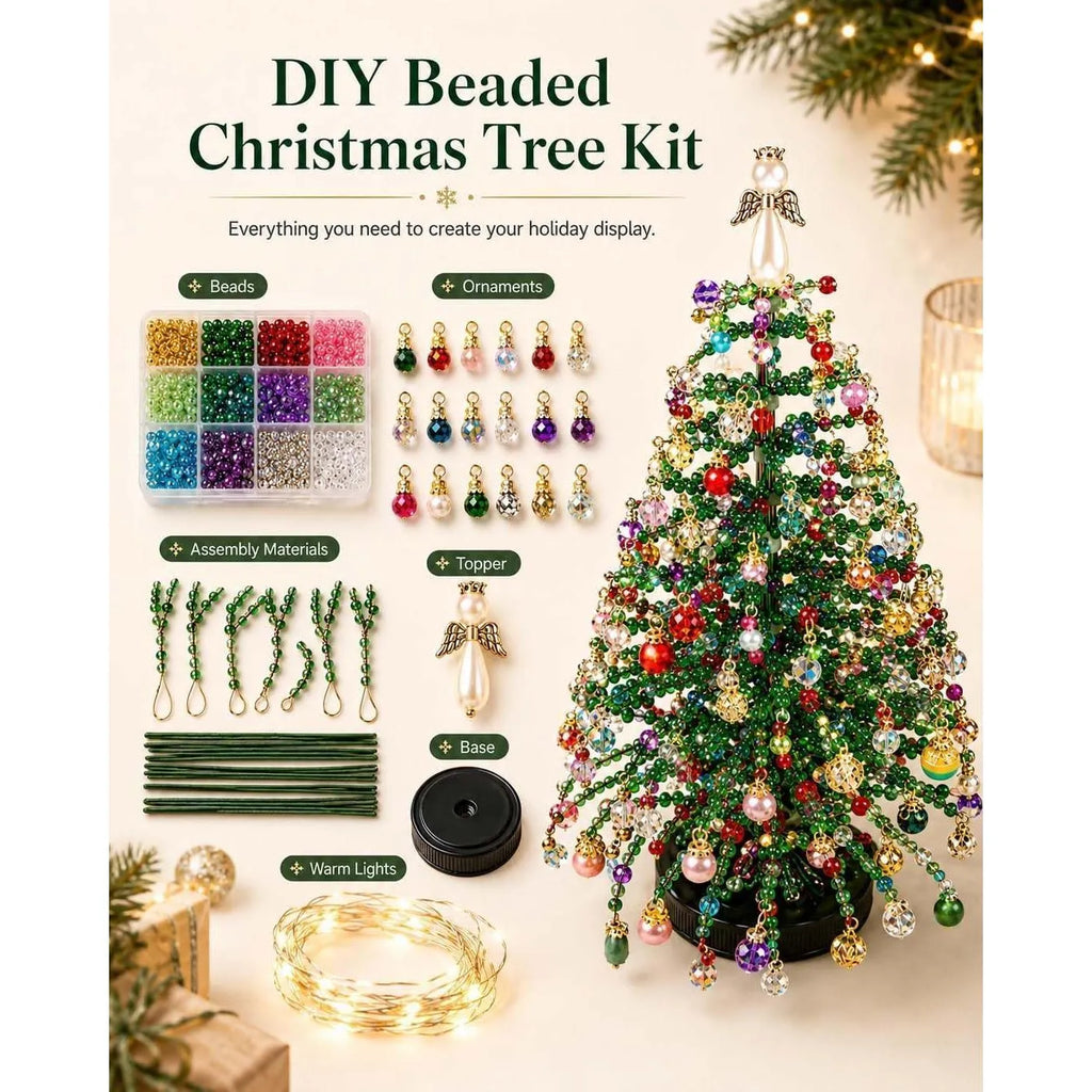 Create-Your-Own Holiday Glow Beaded Tree Kit