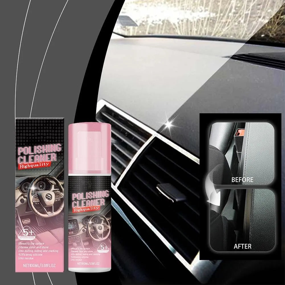 🧼 Interior Car Polish Cleaner Spray – 3.4 fl oz