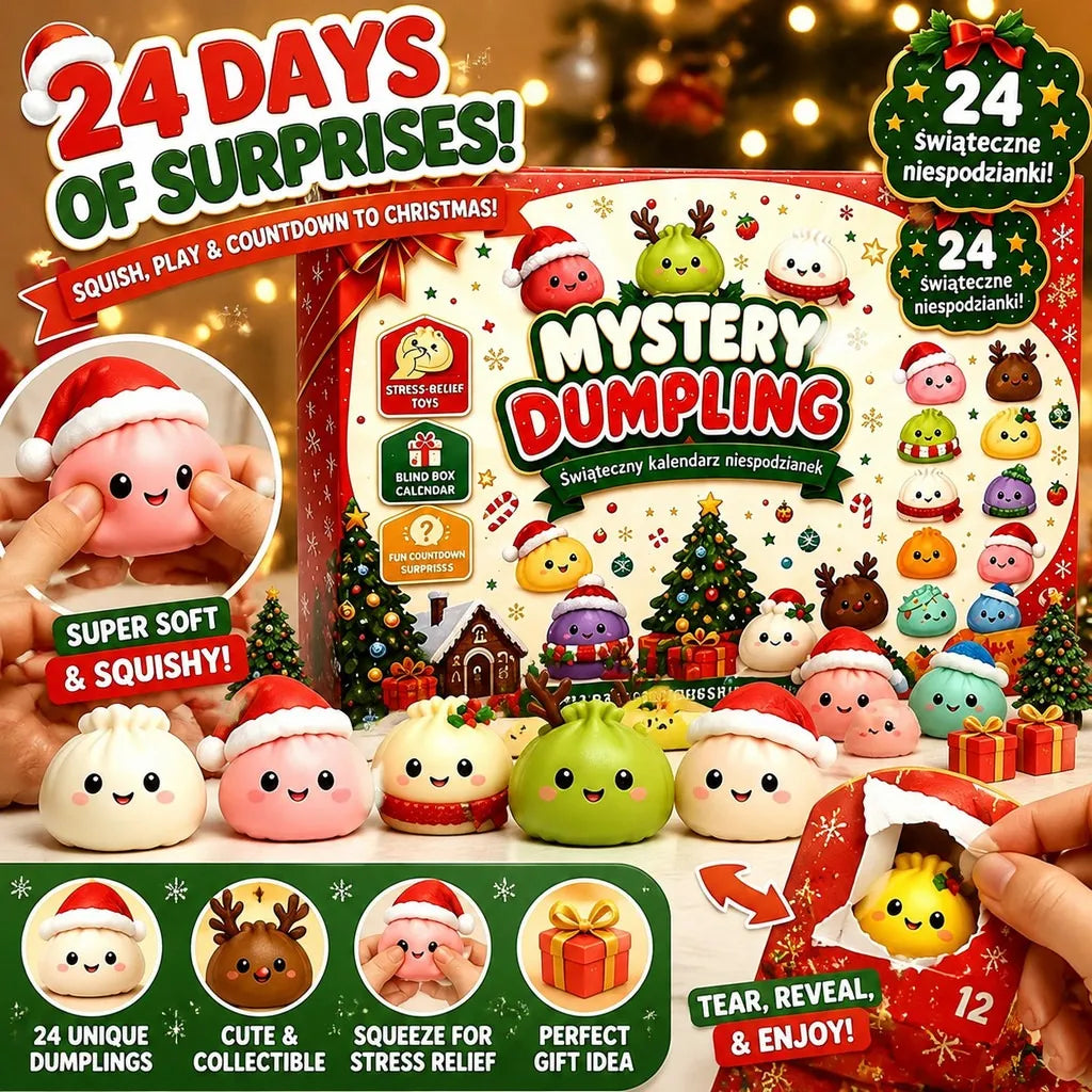 24-Day Christmas Mystery Dumpling Squishy Advent Calendar